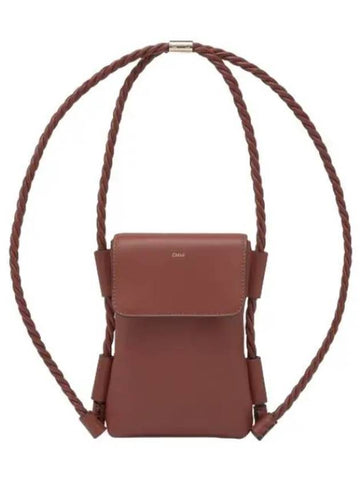 Key Phone Pouch Sepia Brown Bag - CHLOE - BALAAN 1