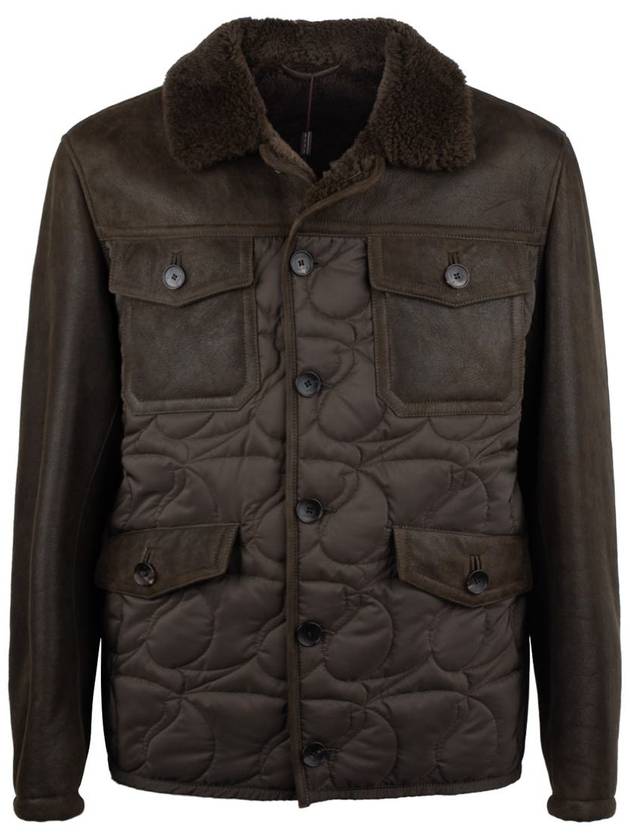 Etro Brown Faux Fur Collar Jacket - ETRO - BALAAN 1