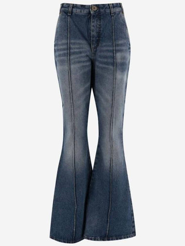 Denim Straight Pants BF1MJ075DD646FF Denim - BALMAIN - BALAAN 1