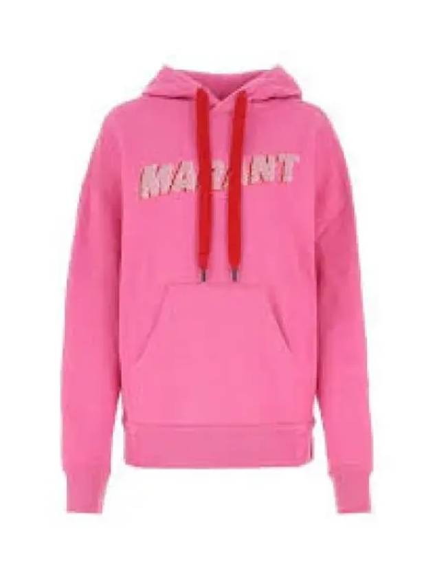 Mansell Logo Hoodie Pink SW0001FAA1M82E40PK 1012894 - ISABEL MARANT - BALAAN 1