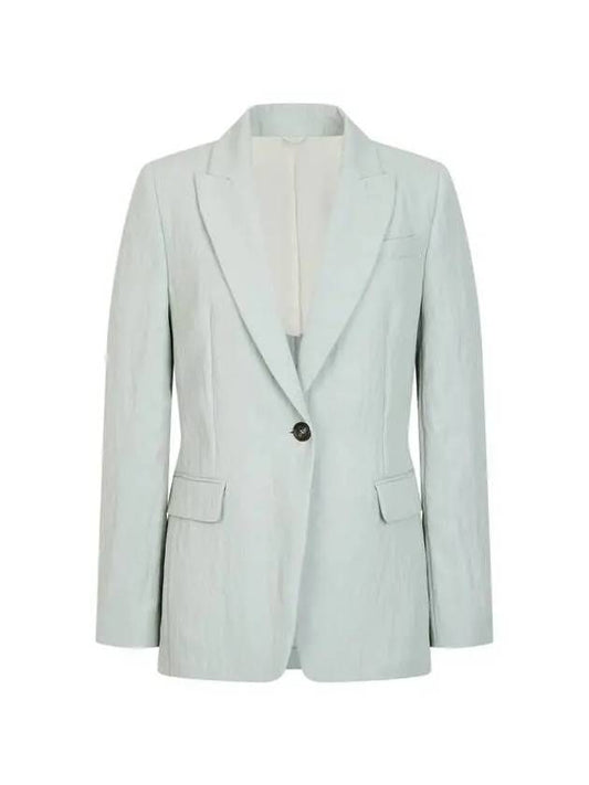 City Village 8th Anniversary 10 ePoint 9 8 Women s Peaked Lapel Rayon Jacket Light Green 271448 - BRUNELLO CUCINELLI - BALAAN 1