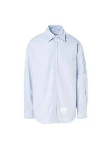 4 bar stripe oxford shirt light blue MWL381A 06496 - THOM BROWNE - BALAAN 1