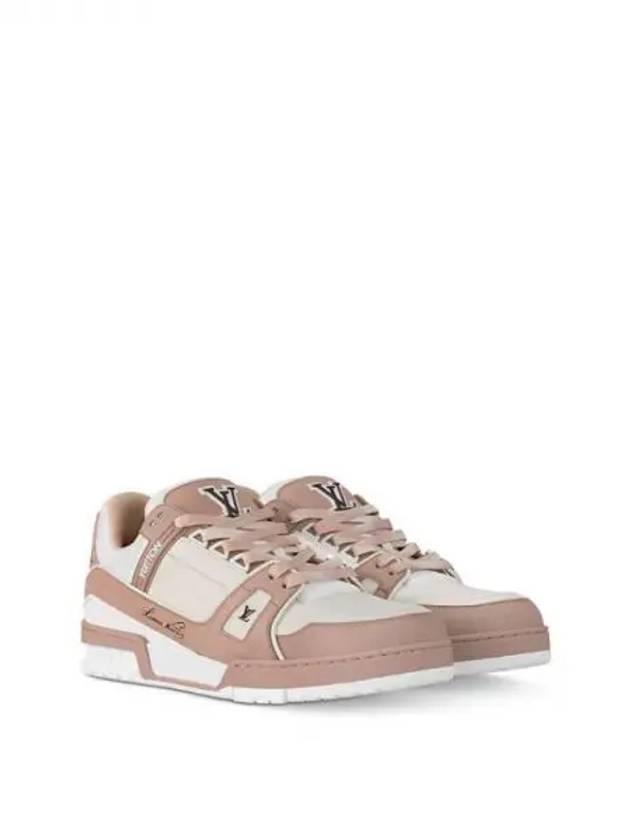 LV Trainer Low Top Sneakers Rose - LOUIS VUITTON - BALAAN 2