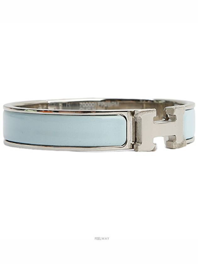 Click Ash Bangle Blue Glacier Silver ST 70971 - HERMES - BALAAN 3