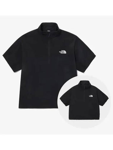 The North Face NT7KQ02A Day Tech Short Sleeve Zip T Shirt - THE NORTH FACE - BALAAN 1