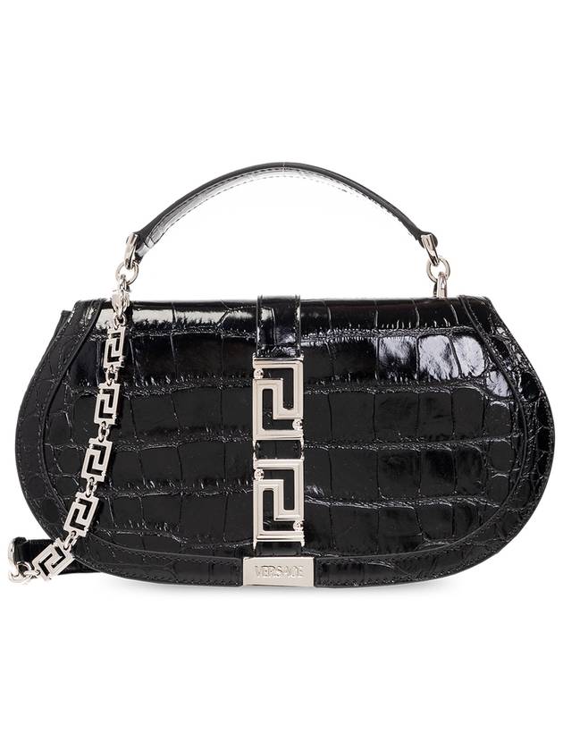 Greca Goddess Crocodile Embossed Shoulder Bag 10111781A08724 - VERSACE - BALAAN 2