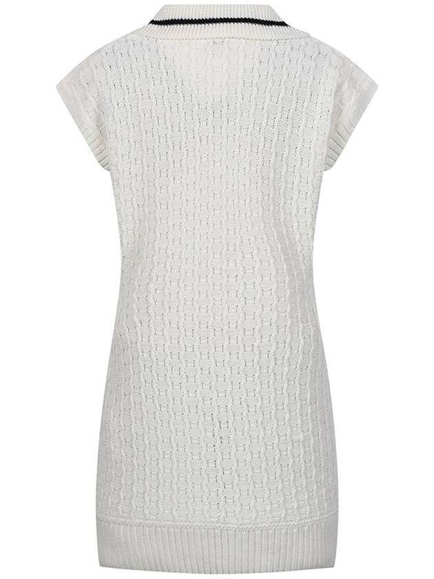 24S Honeycomb tissue knit dress MK4SO810 - P_LABEL - BALAAN 3