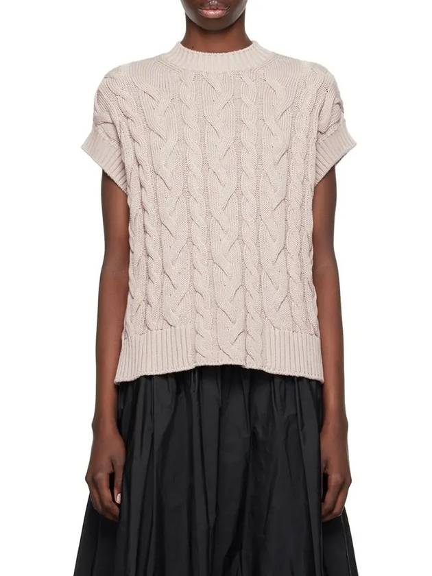 Eric Vest Knit Top Neutrals - MAX MARA - BALAAN 3