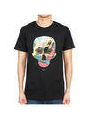 Skull Printing Short Sleeve T-Shirt Black - PAUL SMITH - BALAAN 1