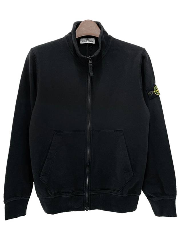 Kids Wappen Patch Zip-Up Jacket Black - STONE ISLAND - BALAAN 3