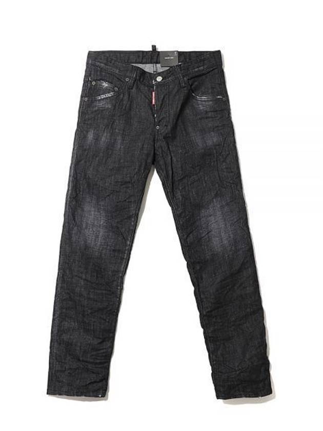 Men's Clean Wash Skater Jeans Black - DSQUARED2 - BALAAN 2