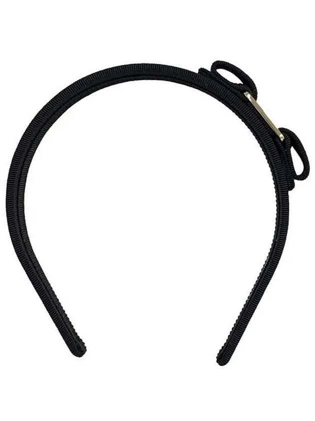 Vara Bow Hairband Black - SALVATORE FERRAGAMO - BALAAN 7