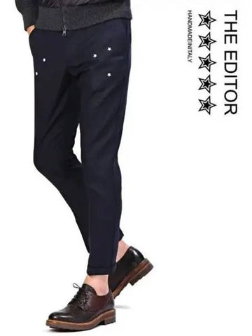 Editor star embroidery wool slacks 271541 - THE EDITOR - BALAAN 1