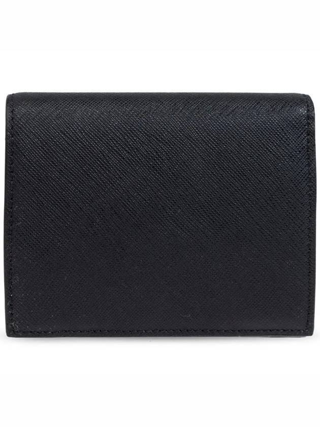 Logo Two-Fold Half Wallet Black - VIVIENNE WESTWOOD - BALAAN 4