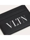 VLTN Logo Card Wallet Black - VALENTINO - BALAAN 4