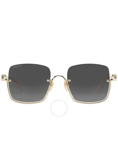 Eyewear Logo Sunglasses Gold - GUCCI - BALAAN 2