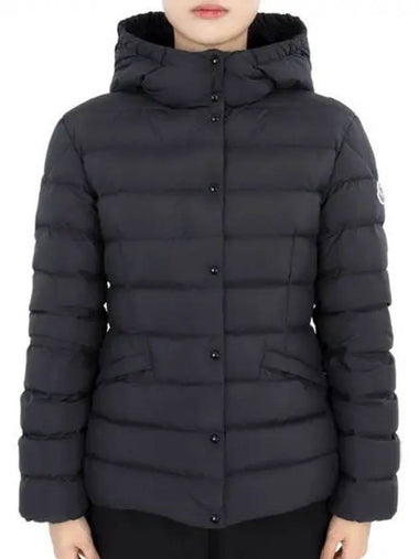 Kids EGISTO logo patch down padded jacket black 1A00005 54A81 999 12 14A Adults can wear 270276 1064337 - MONCLER - BALAAN 1