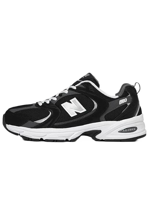 530 Classic Logo Low Top Sneakers Black - NEW BALANCE - BALAAN 1