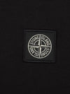 Logo Patch Short Sleeves T-Shirt Black - STONE ISLAND - BALAAN 4