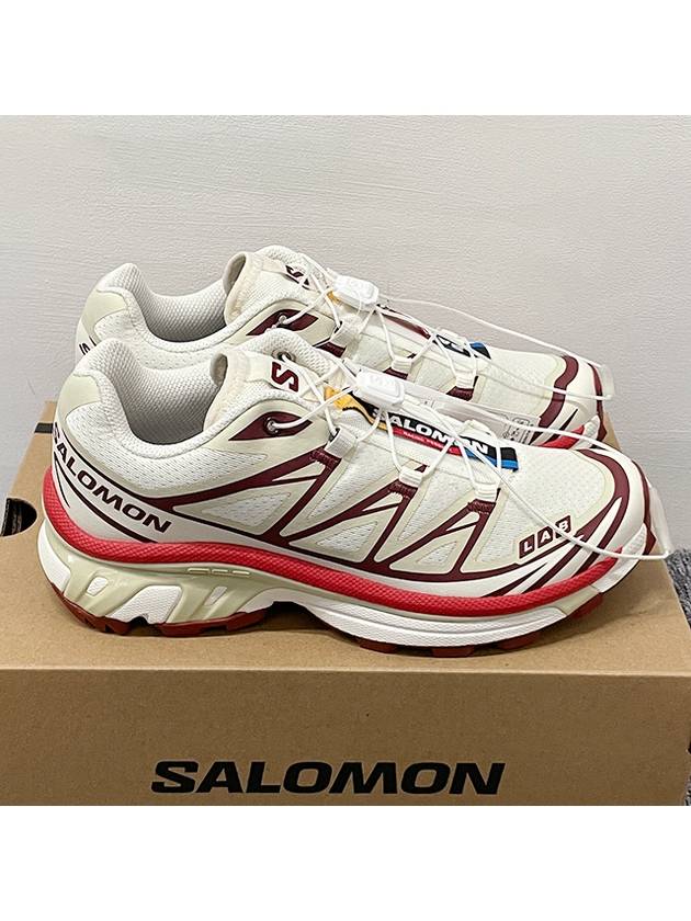 XT 6 Low Top Sneakers Vanilla Ice Fired Brick - SALOMON - BALAAN 5