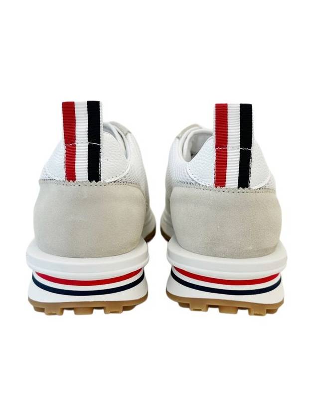 Thom Women Browne Nylon Tech Runner Low Top Sneakers Grey White - THOM BROWNE - BALAAN 6