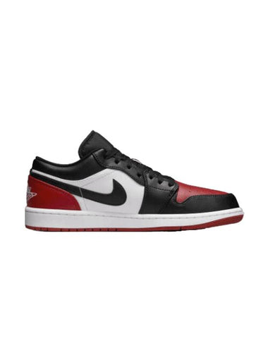 Air Jordan 1 Low M White Varsity Red Black 553558 141 - NIKE - BALAAN 1