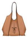 Timeless Shopper Tote Bag Brown - TOD'S - BALAAN 2