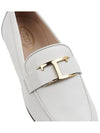 T Timeless Leather Loafers White - TOD'S - BALAAN 9