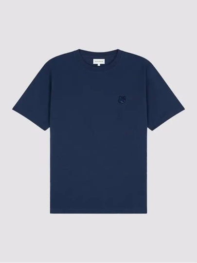 Bold Fox Head Patch Comfort Short Sleeve T-Shirt Navy - MAISON KITSUNE - BALAAN 2