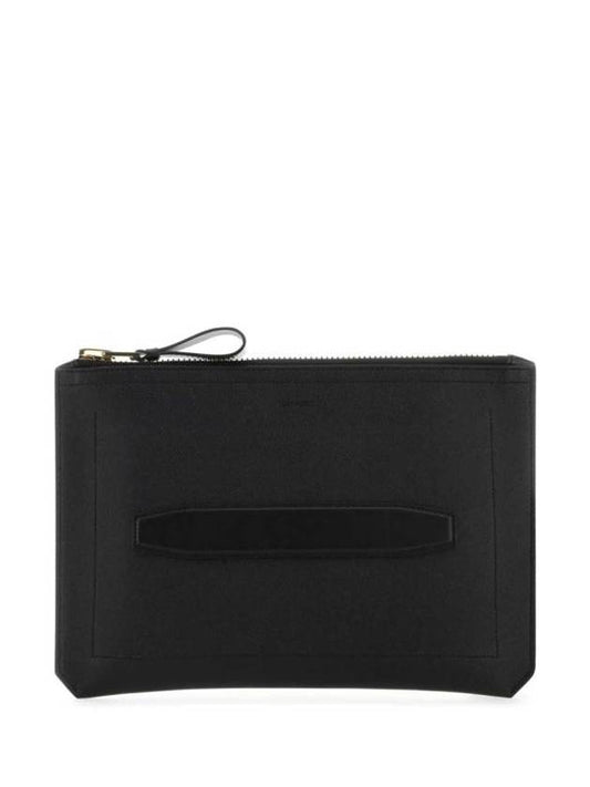 Men's Berkeley Leather Clutch Bag Black - TOM FORD - BALAAN 1