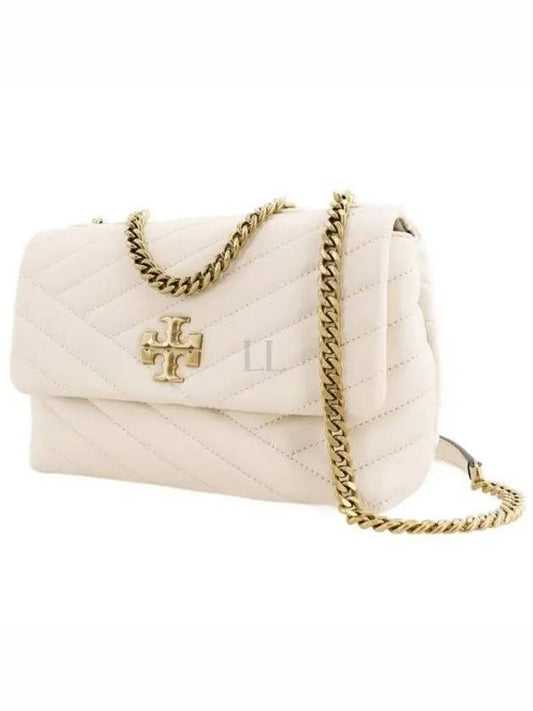 Kira Chevron Convertible Strap Small Shoulder Bag New Cream - TORY BURCH - BALAAN 2