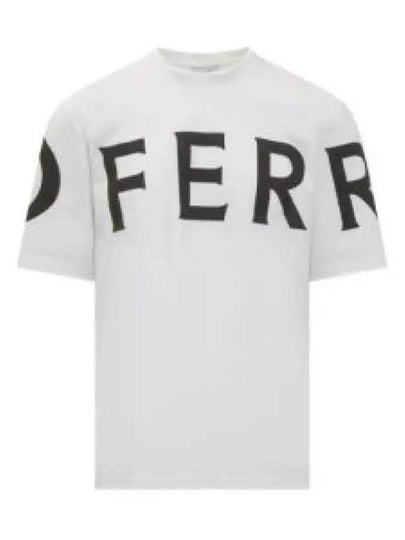 Big Logo Cotton Short Sleeve T-Shirt White - SALVATORE FERRAGAMO - BALAAN 2