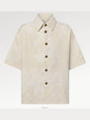 1AFQZM Damier short sleeved denim shirt - LOUIS VUITTON - BALAAN 4