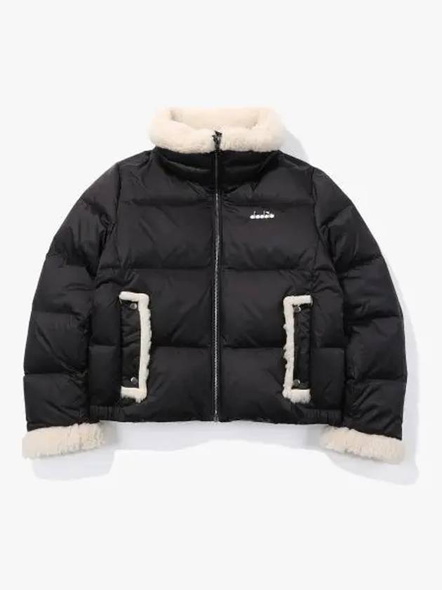 Diadora Trento Hybrid Duck Down Jacket Women BLACK - DIADORA - BALAAN 1