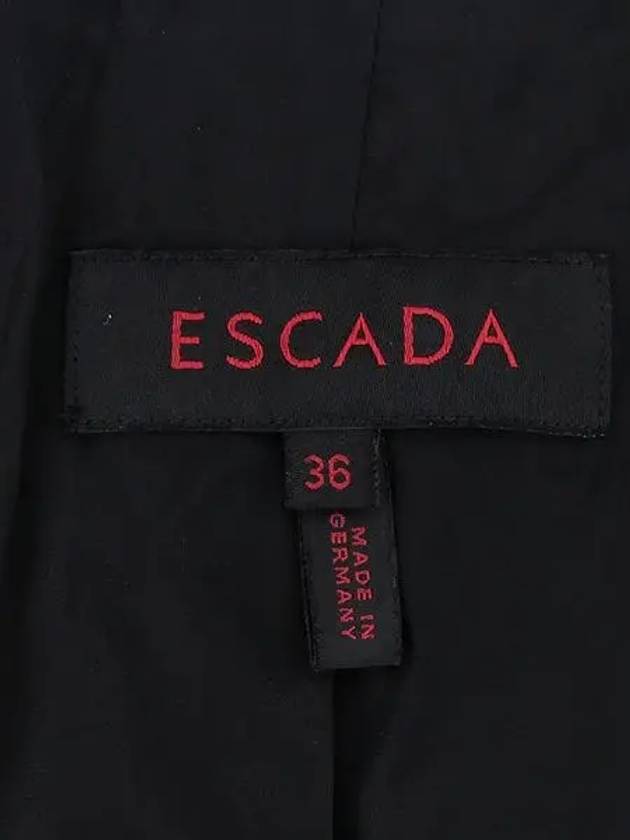 Smith Market Used Luxury Black Jacket Women s Clothing - ESCADA - BALAAN 4