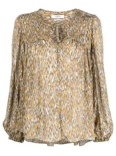 DAYTONEA HT2354 22A034E 67KI Daytona print blouse 677764 - ISABEL MARANT - BALAAN 1