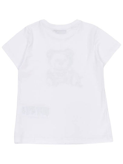 Kids short sleeved t shirt HRM03T LBA33 10101 Adults can wear - MOSCHINO - BALAAN 2