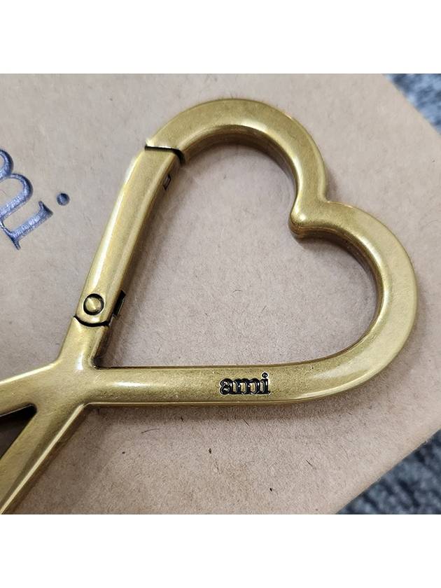 De Coeur Heart Logo Keyholder Gold - AMI - BALAAN 6