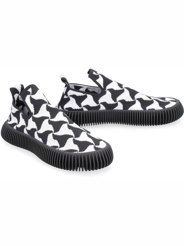 Ripple Slip-Ons Black White - BOTTEGA VENETA - BALAAN 4