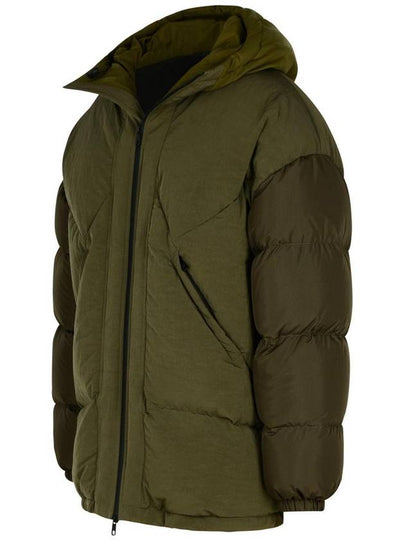 Dolce & Gabbana Green Cotton Blend Down Jacket - DOLCE&GABBANA - BALAAN 2