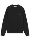 NM00805KT1006 Foxhead Sweater Black - MAISON KITSUNE - BALAAN 1