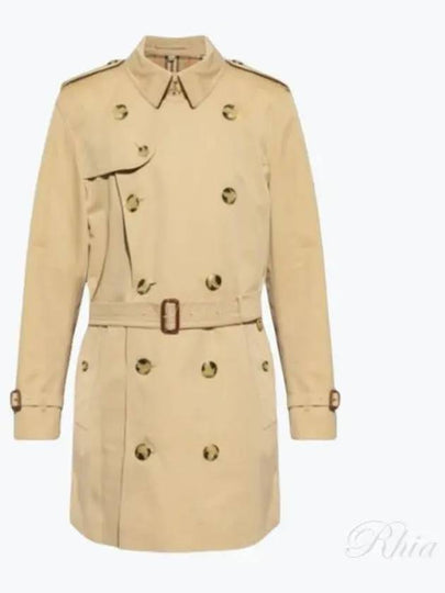 Short Kensington Heritage Trench Coat Beige - BURBERRY - BALAAN 2