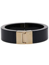 Logo Plexiglas Metal Bracelet Black - MIU MIU - BALAAN 5