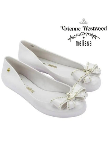 Melissa Sweet Love Viv ORB Ribbon Flat Shoes - VIVIENNE WESTWOOD - BALAAN 1