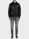 Black Eco Leather Mustang Jacket M GCJP53 - PANICALE - BALAAN 4