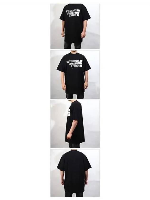 Big Logo Short Sleeve T-Shirt Black - VETEMENTS - BALAAN 4