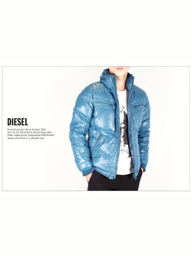 Man WANTON padded jacket 8DK - DIESEL - BALAAN 2