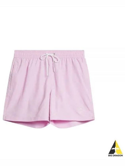 Banks Solid Swim Trunk Shorts Pink - J.LINDEBERG - BALAAN 2