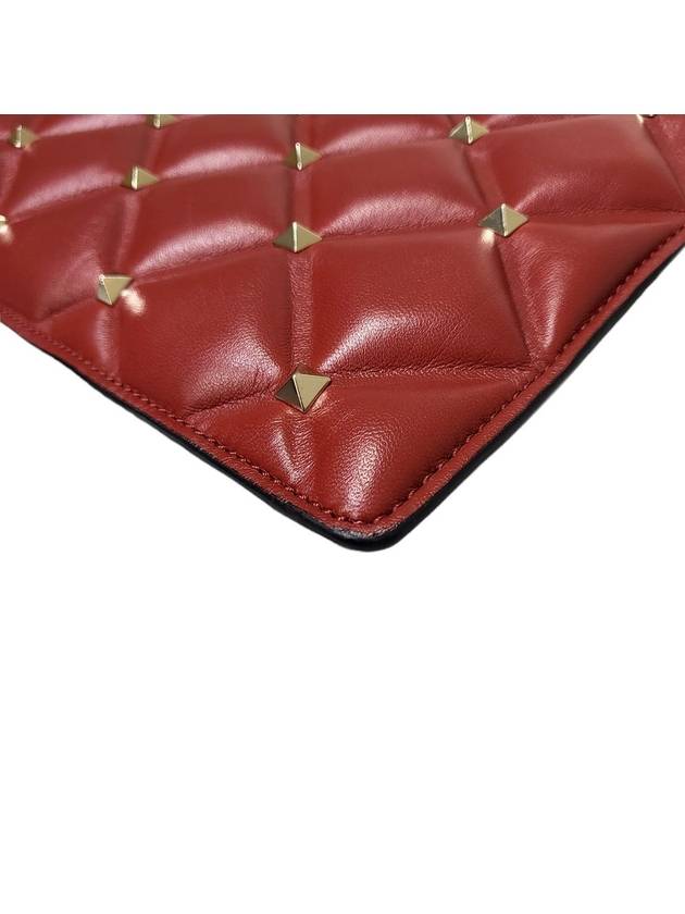 Women s RW2P0Q70NAP Candy Stud Red Clutch Bag - VALENTINO - BALAAN 5