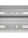 Dior Oblique Scarf White Cashmere Blend Silver - DIOR - BALAAN 4